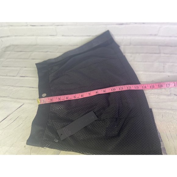 LF The Brand Black Mesh Mini Skirt See Through Zippers Womens Juniors Size M - Picture 12 of 12